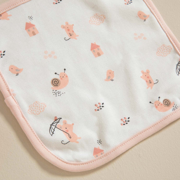 Bird Newborn Set 6Pcs White-Pink
