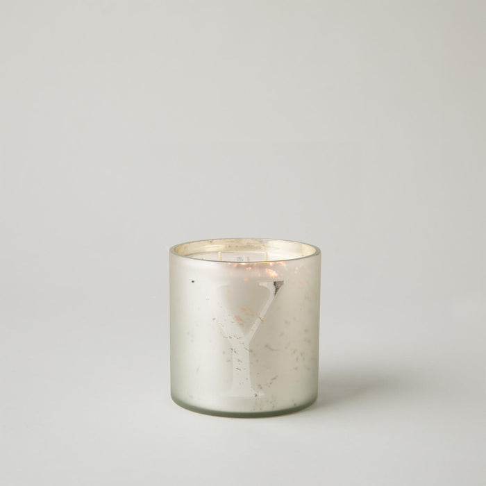 Scented Monogram Candle White