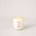 Metal Letters Scented Candle White