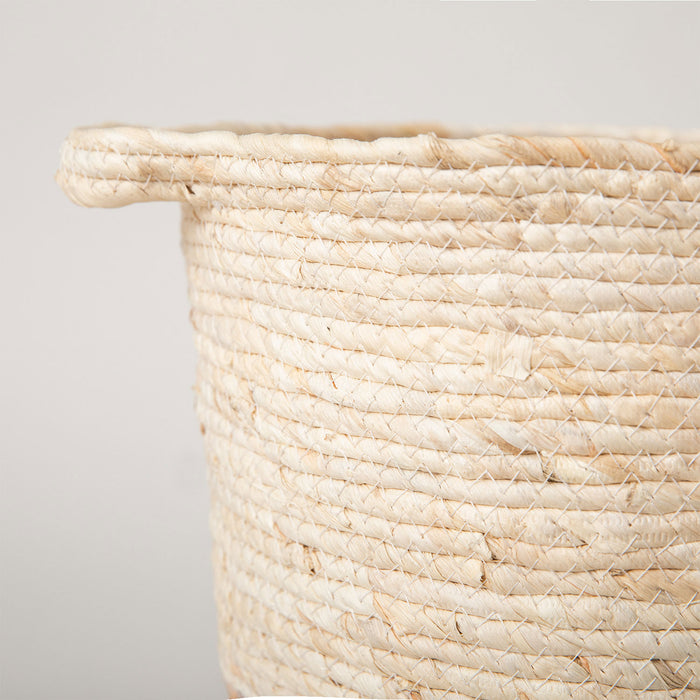 Shıla Basket 33x29 cm Natural/Ecru