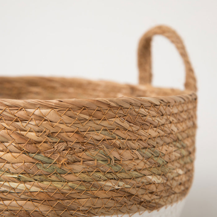 Thıla Basket 25x14 cm NATURAL/WHITE