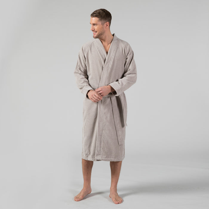 Lukas Men Bathrobe Beige