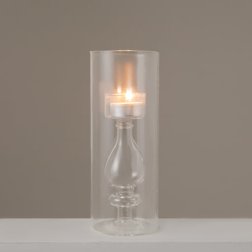 Sahara Glass Candle Holder 8x18 cm Transparent