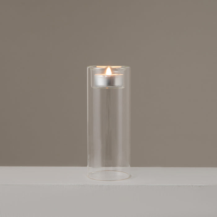 Udele Glass Candle Holder 6x15 cm Transparent