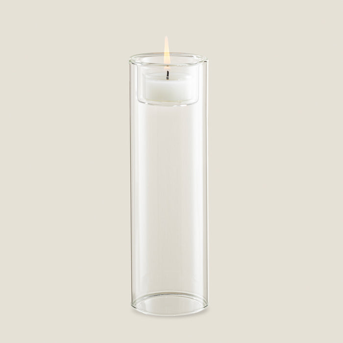 Udele Glass Candle Holder 6x18 cm Transparent