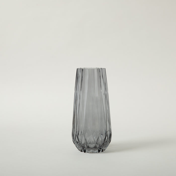 Margot Glass Vase 13x25 cm Grey