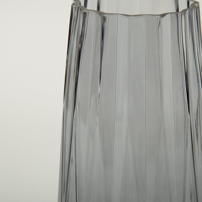 Margot Glass Vase 13x25 cm Grey