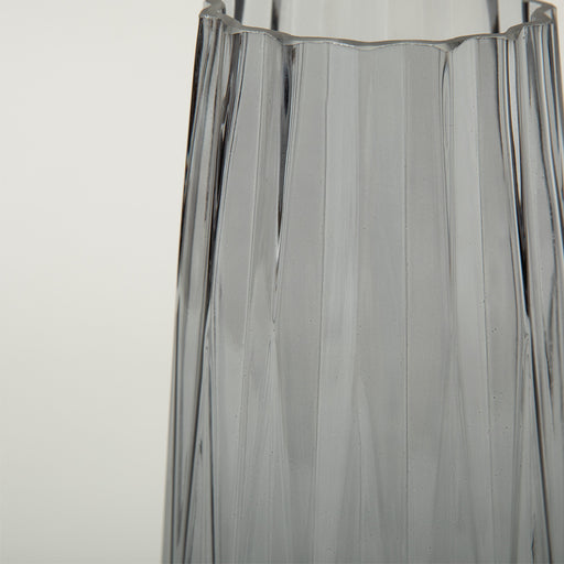 Margot Glass Vase 15x30 cm Grey