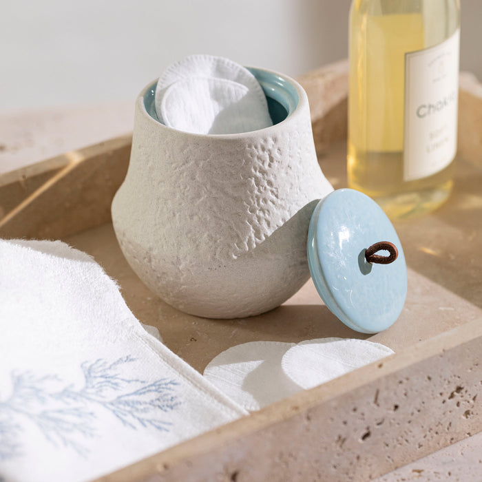 Nala Cotton Jar Beyaz/Aqua