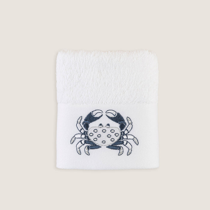 Aron Embroidered Hand Towel 30x50 cm White