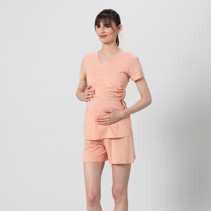 Havana Pregnant Tshirt Salmon