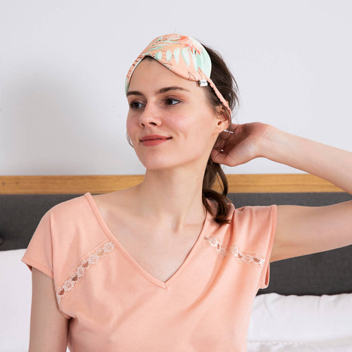 Lyla Sleep Mask Salmon