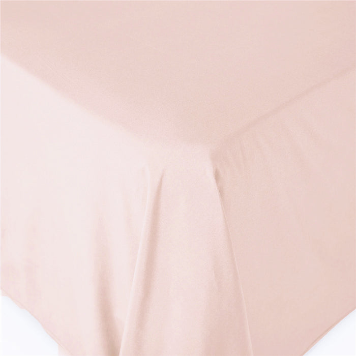 Classic Single Bed Sheet 180x260 cm Light Pink