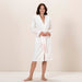 Derin Bamboo Unisex Bathrobe Ecru-Pink