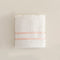 Anton Hand Towel 30x50 cm Ecru-Pink