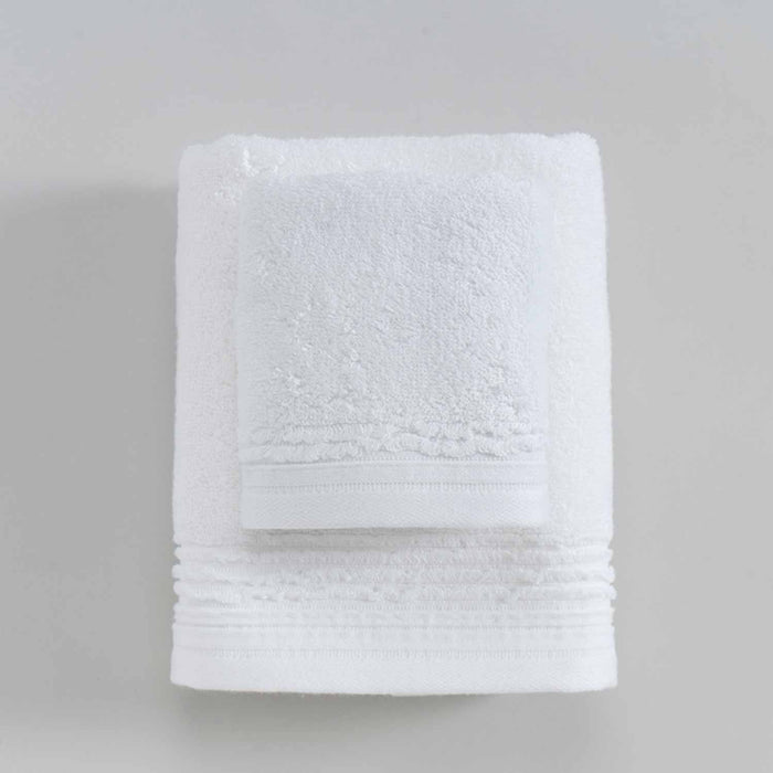 Adina Hand Towel 30x50 cm White