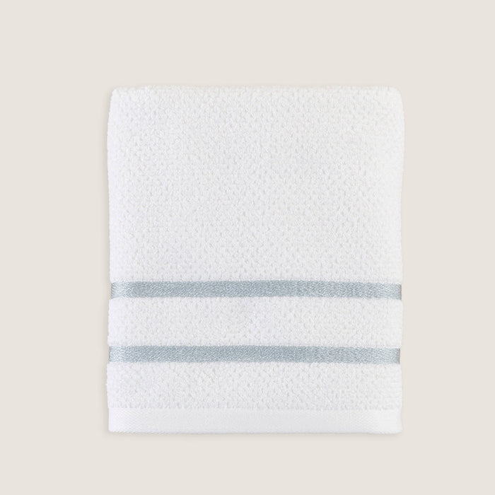 Anton Face Towel 50x90 cm WHITE/LIGHT AQUA