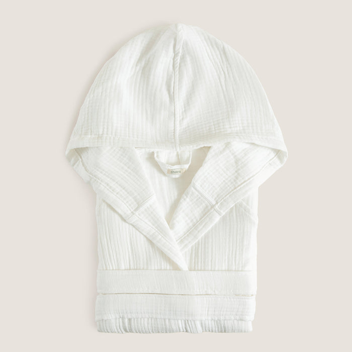 Armin Unisex Bathrobe White