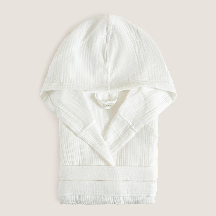 Armin Unisex Bathrobe White