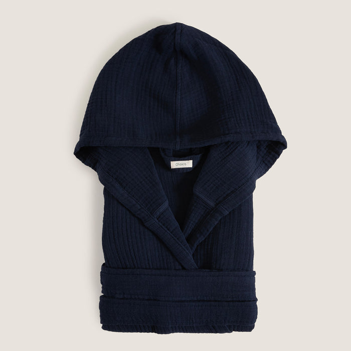 Armin Unisex Bathrobe MARINE BLUE