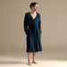 Armin Unisex Bathrobe MARINE BLUE