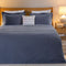 Jules Double Bedspread Set 240x260 cm SMOKE BLUE