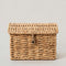 Jane Basket Wıth Lıd S Natural