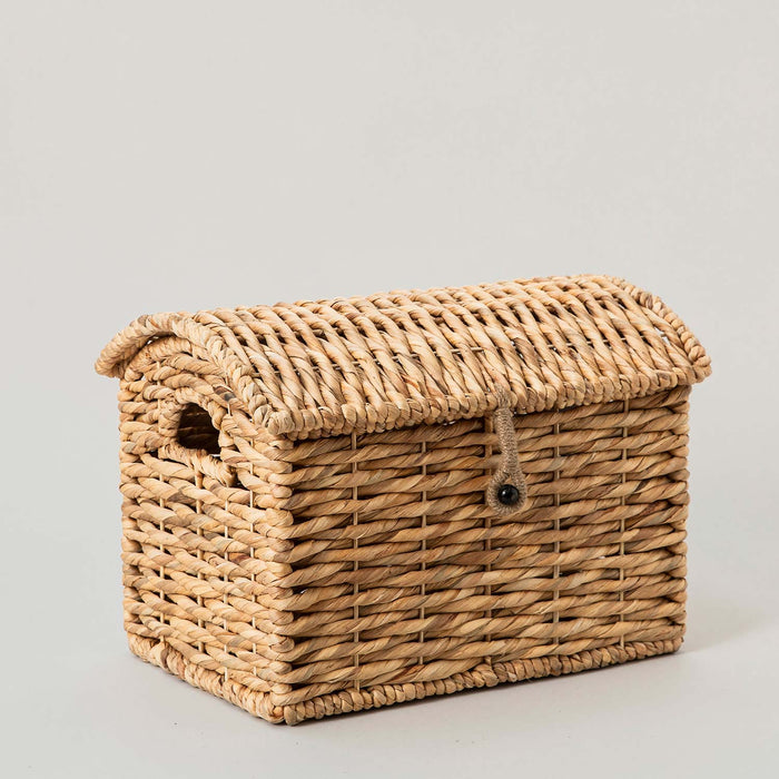 Jane Basket Wıth Lıd S Natural