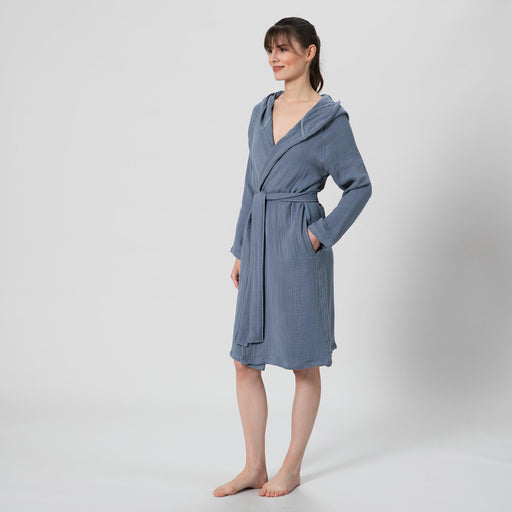 Armin Unisex Bathrobe SMOKE BLUE