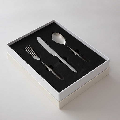 Davis 18 Pieces Dessert Cutlery Set Matte Silver