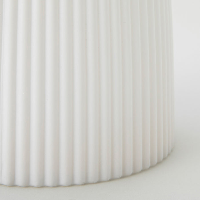 Elegance Vase 20 Cm White