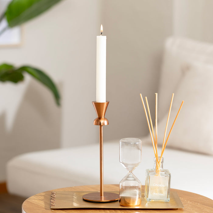 Peggy Candlestick 22 cm Copper