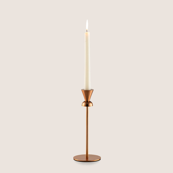 Peggy Candlestick 22 cm Copper