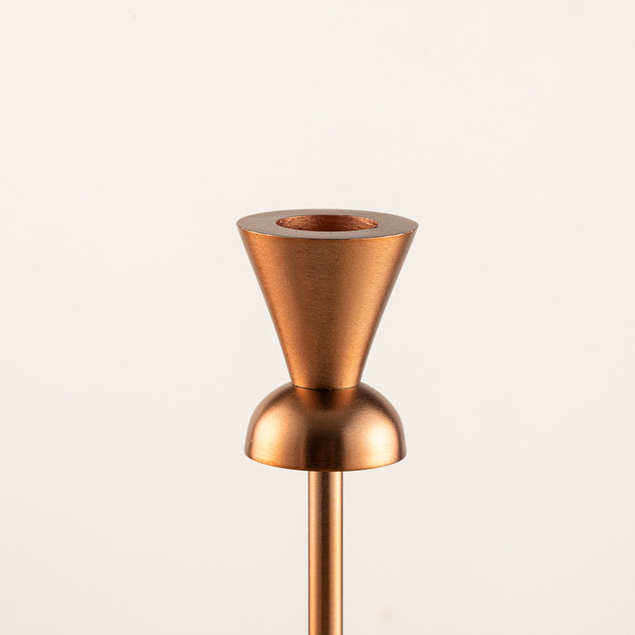 Peggy Candlestick 22 cm Copper
