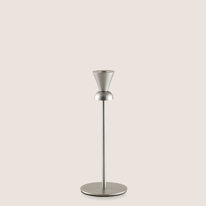 Peggy Candlestick 22 cm Silver