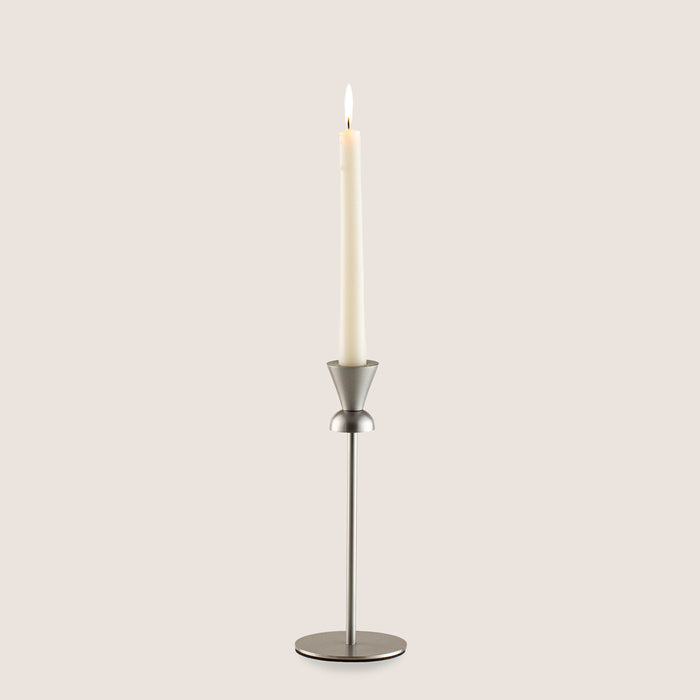 Peggy Candlestick 22 cm Silver