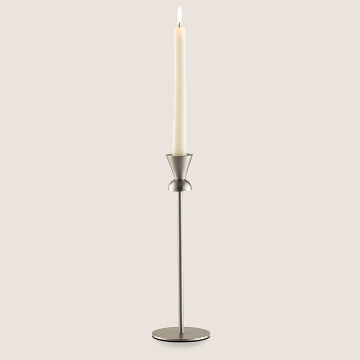 Peggy Candlestick 28 cm Silver