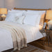 Ravel Extra Double Duvet Cover Set  Ecru