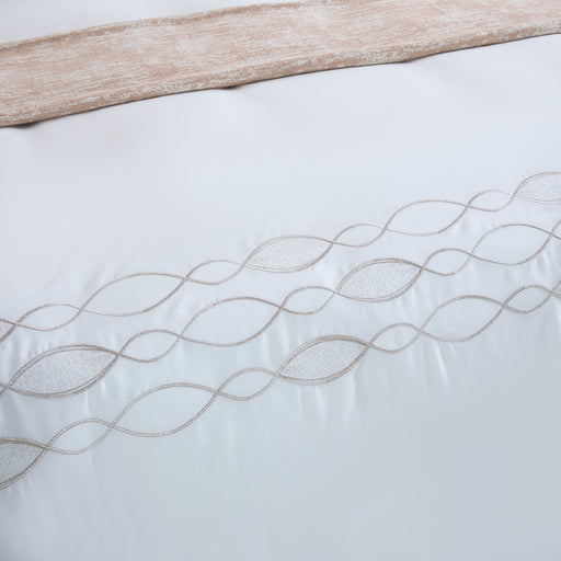 Camino Extra Double Duvet Cover Set  Ecru