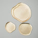 Irene Decoratıve Plate 26x23 cm Gold