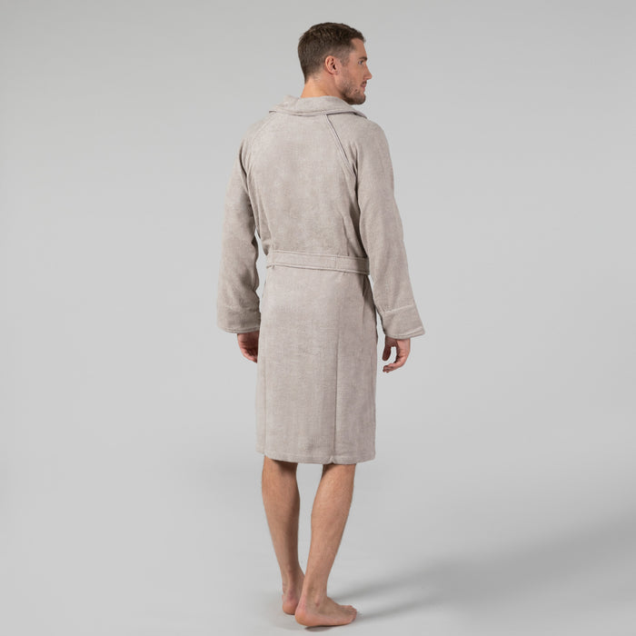 Solid Bamboo Unisex Bathrobe Mink