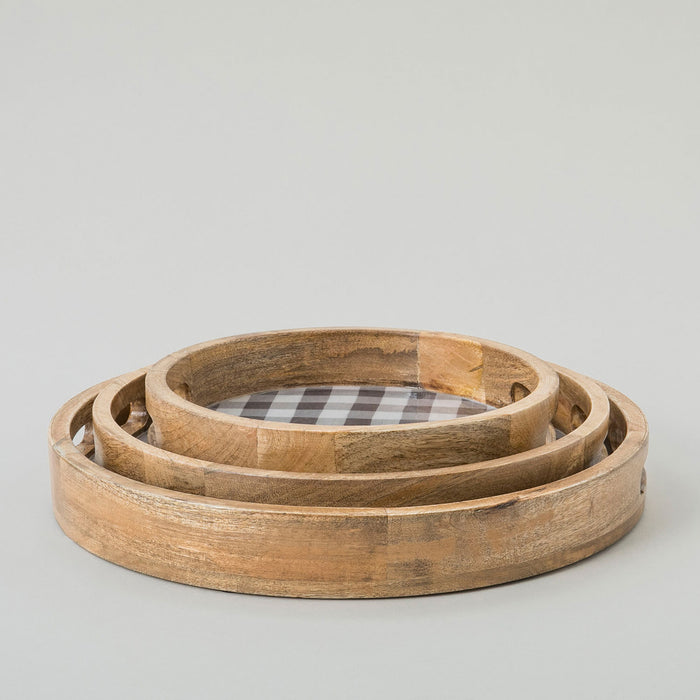 Aleph Round Tray  Natural