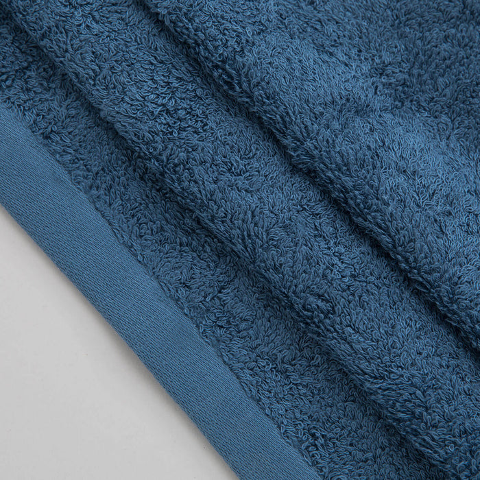 Solid Bamboo Hand Towel 30x50 cm Dark Blue