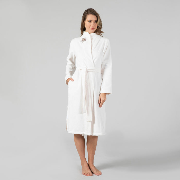 Keila Women Bathrobe Ecru