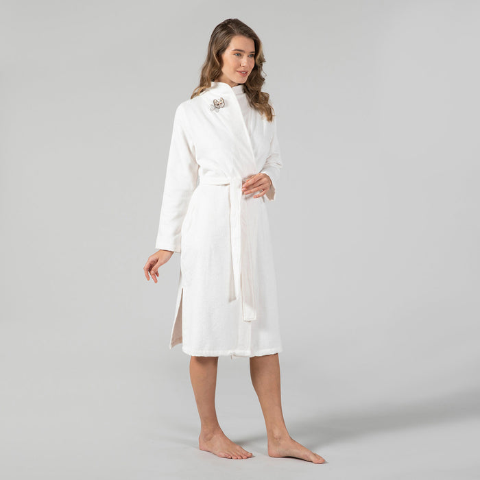 Keila Women Bathrobe Ecru
