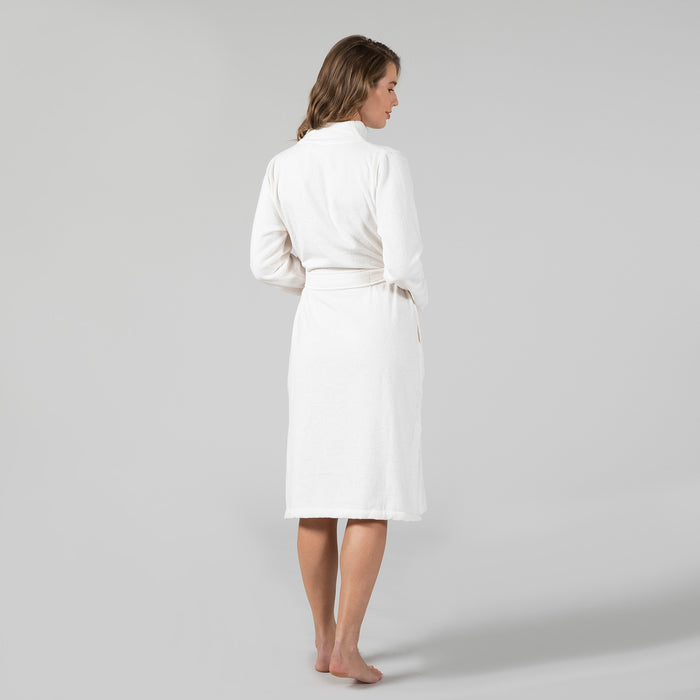 Keila Women Bathrobe Ecru