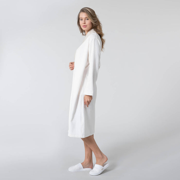 Pure Women Bathrobe Ecru