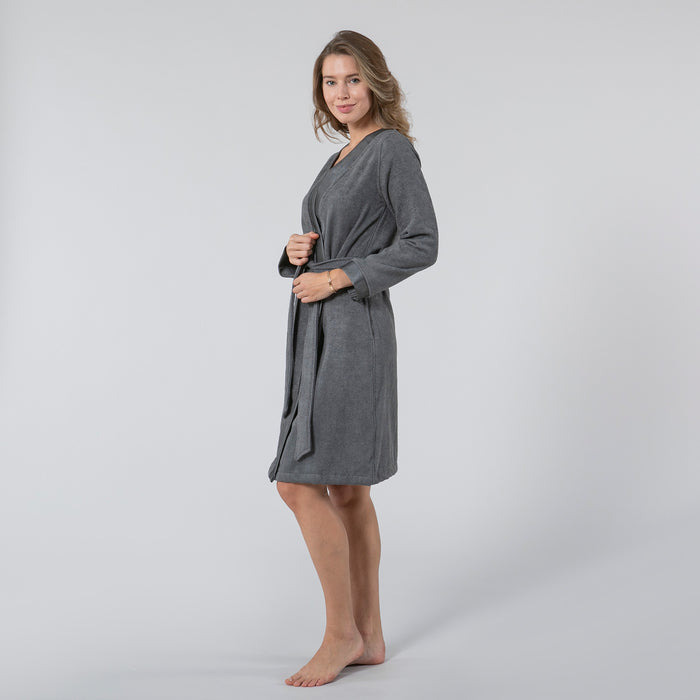 Floss Bamboo Women Bathrobe Cinder