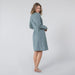 Floss Bamboo Women Bathrobe Leaf