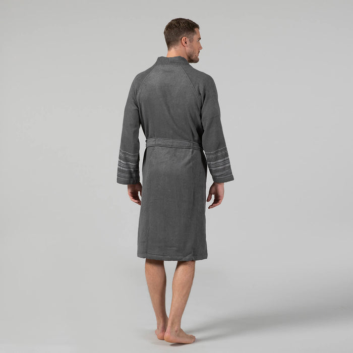 Derin Bamboo Unisex Bathrobe Cinder